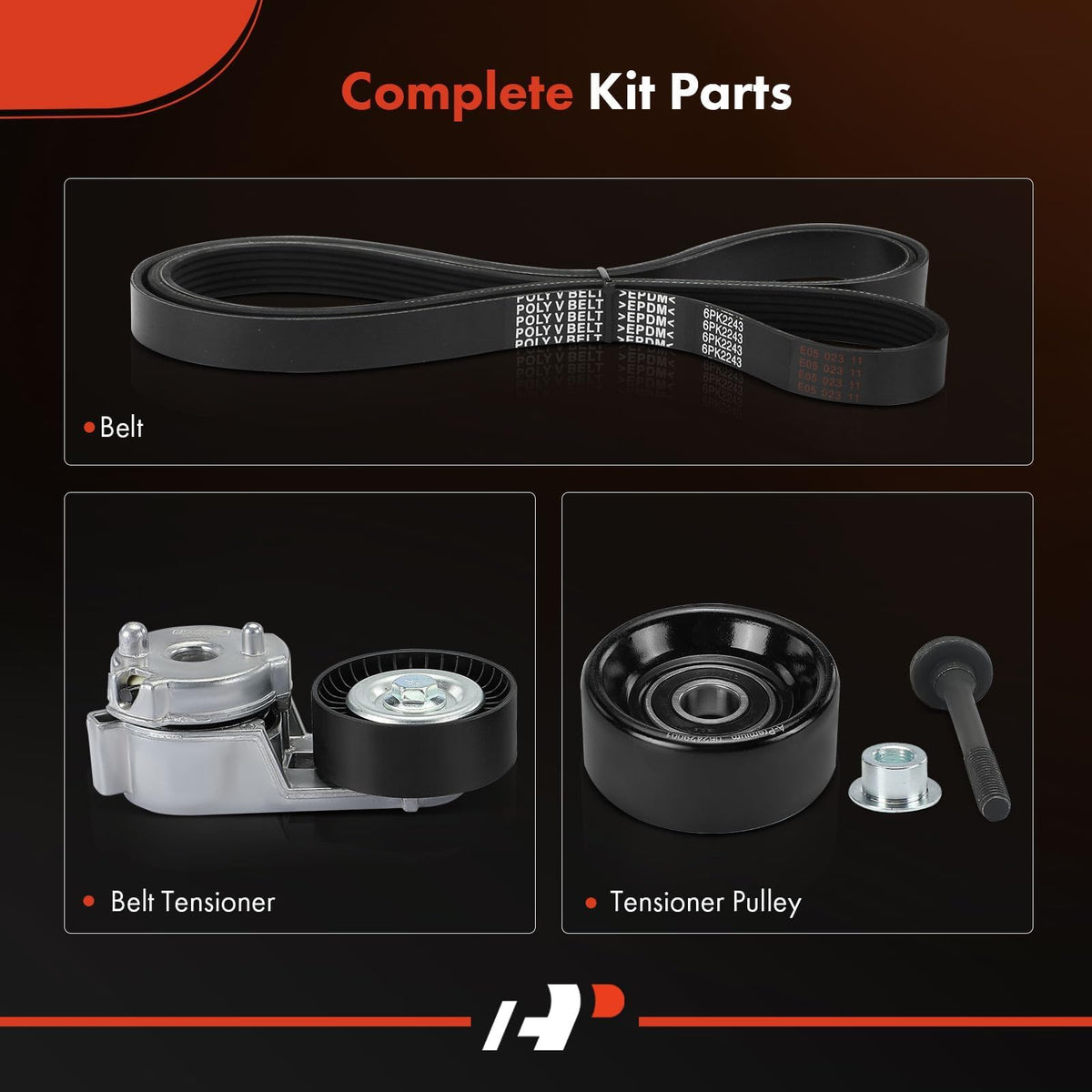 A-Premium tensioner assembly detail showing robust construction and reliable tension