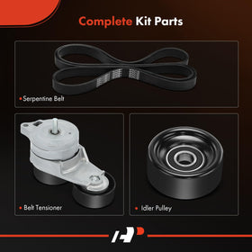 A-Premium belt tensioner detail showing spring assembly for consistent belt tension