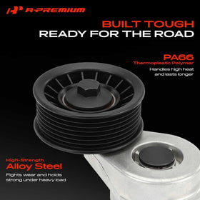 A-Premium tensioner side profile demonstrating robust arm construction benefit