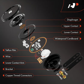 A-Premium terminals with copper plug for improved conductivity and reliability