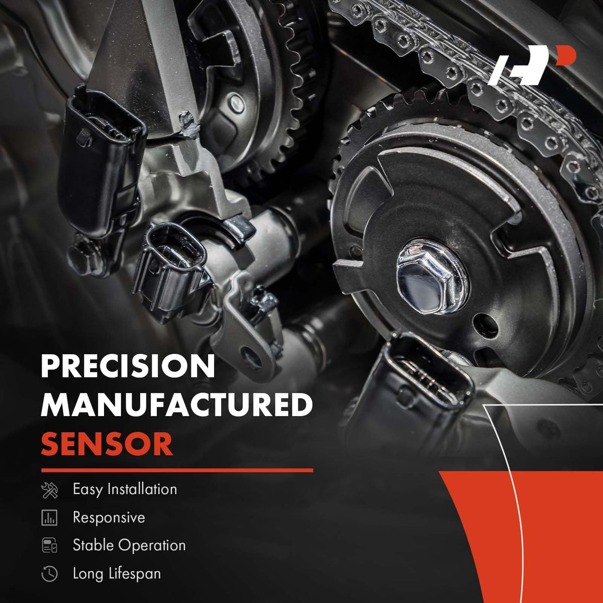 A-Premium sensor blade terminal detail highlighting secure electrical connection