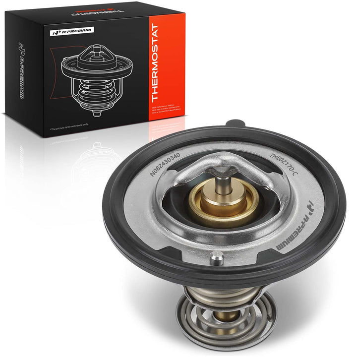 A-Premium thermostat front view showing compact design and reliable fit