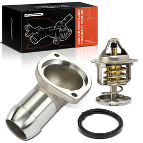 A-Premium thermostat housing front view showing clean fit and durability