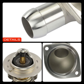 A-Premium thermostat housing used in roadside repair showing dependable replacement