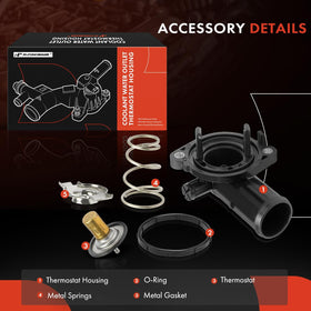 A-Premium detail of molded coolant ports highlighting reinforced structure and leak resistance