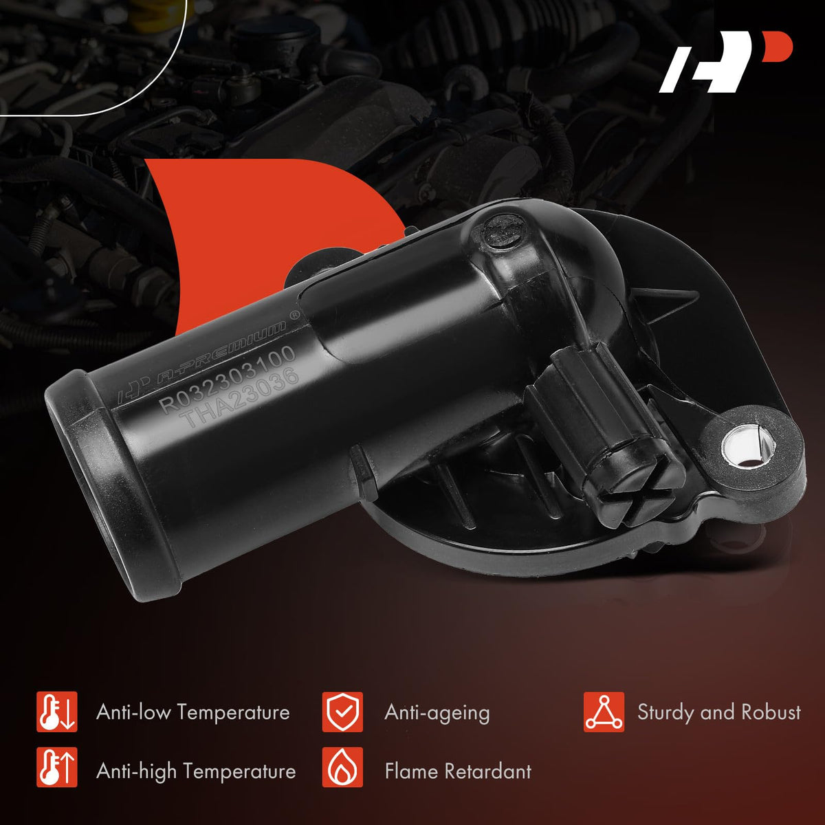 A-Premium top view of seal and gasket promoting reliable sealing and reduced coolant leaks