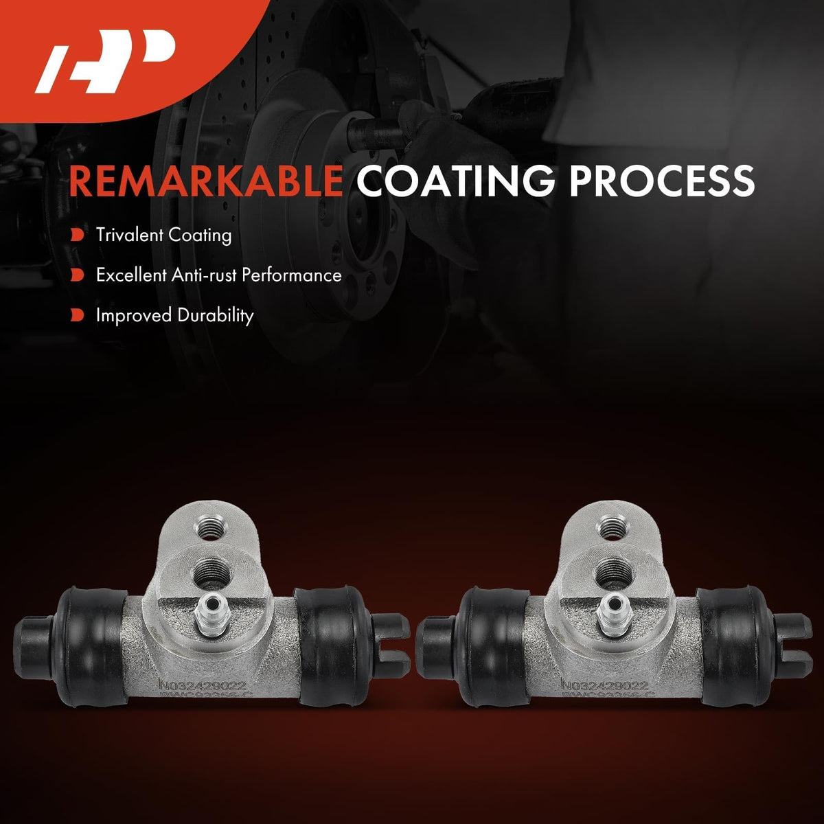 A-Premium brake inlet thread detail showing M10 x 1.0 compatibility