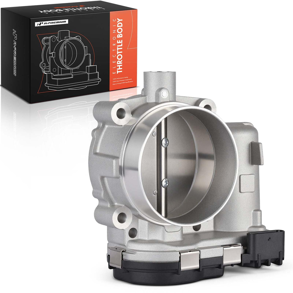 A-Premium front view of throttle body showing clean construction and fitment benefit