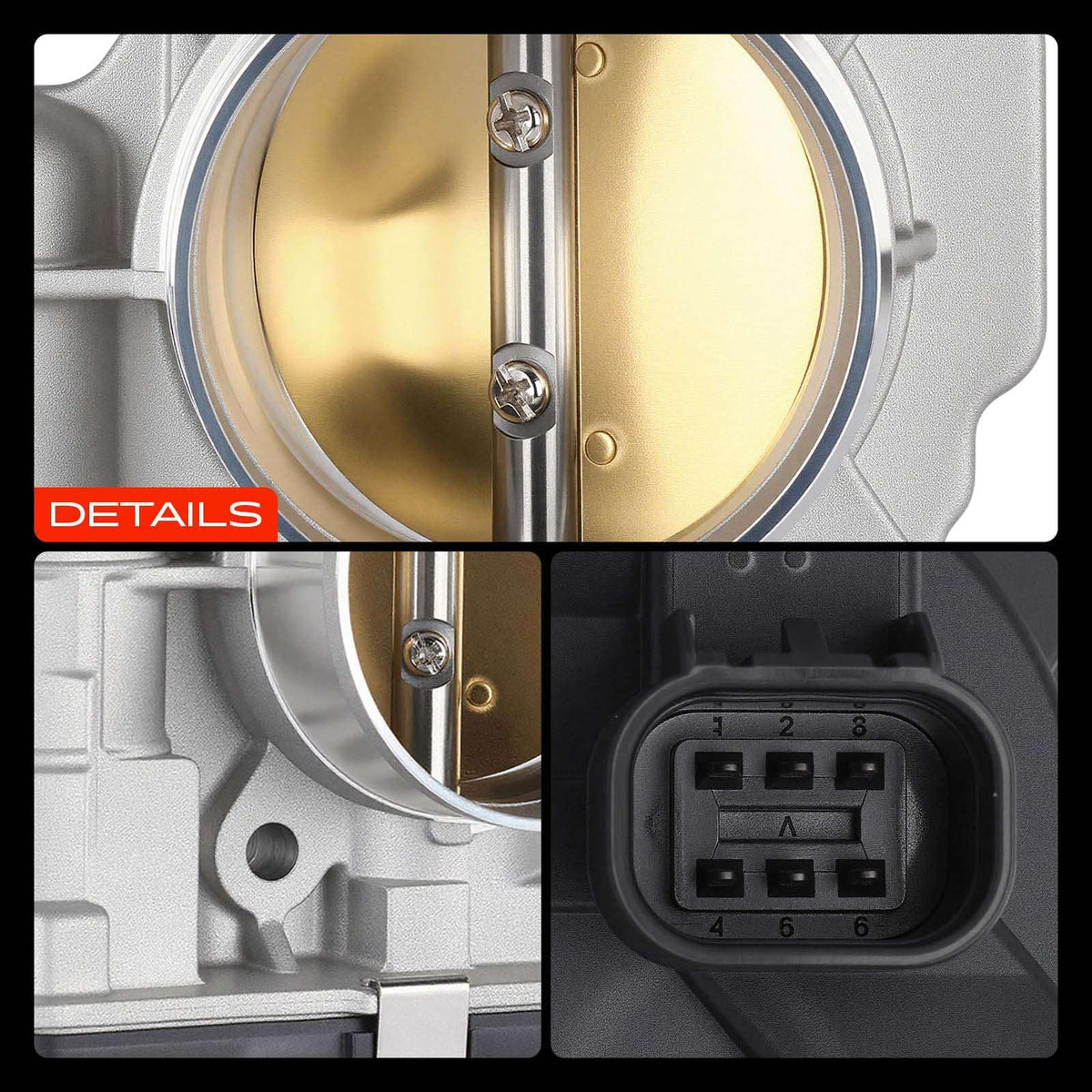 A-Premium throttle body packaging and warranty card for purchase confidence