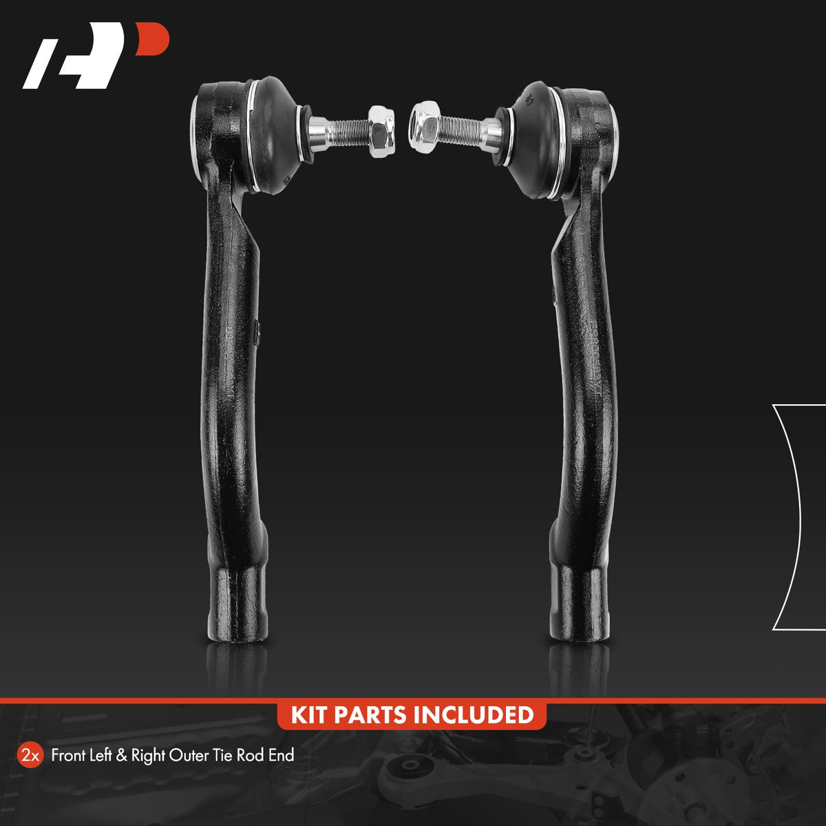 A-Premium tie rod end front view highlighting fitment and quality