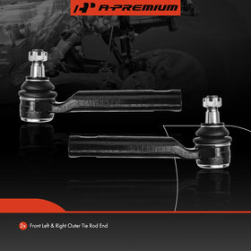 A-Premium tie rod end front profile demonstrating solid construction