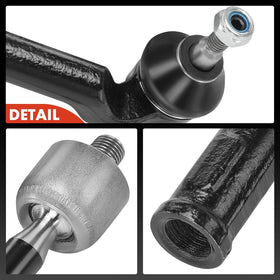 A-Premium tie rod in garage lifestyle scene implying professional repair quality