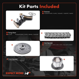 A-Premium 60-link timing chain close-up illustrating durable links and strength