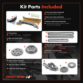 A-Premium close-up of timing chains highlighting durable links and wear resistance