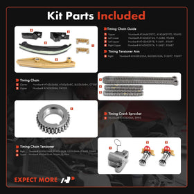 A-Premium timing chains close-up highlighting durable links for long-lasting timing
