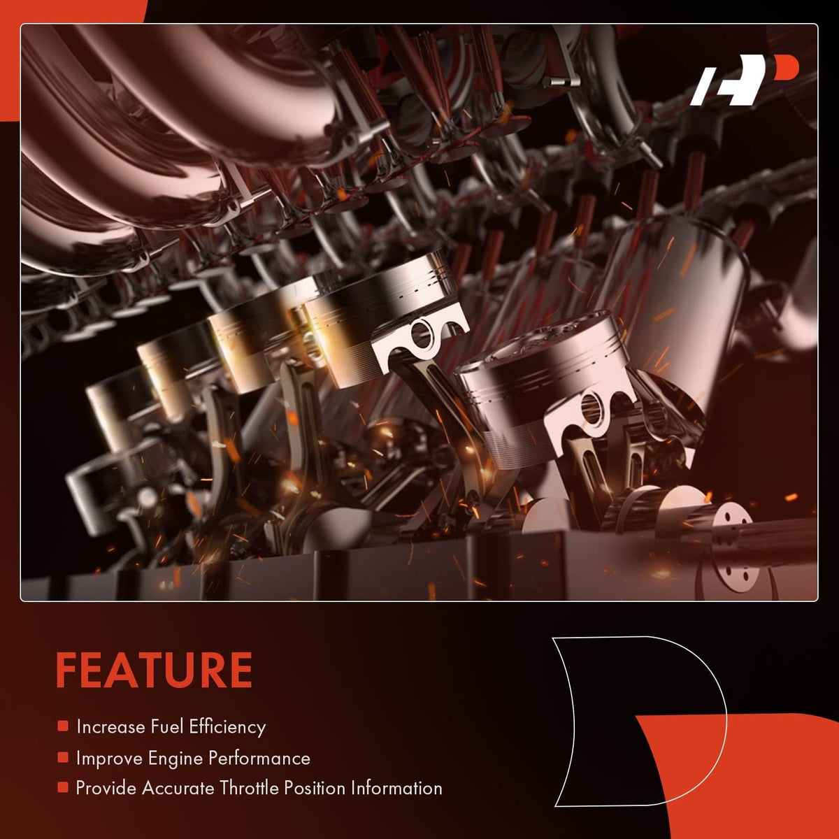 A-Premium TPS back label detail with reference numbers for correct match