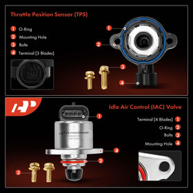 A-Premium TPS terminal detail displaying correct pin layout for easy connection