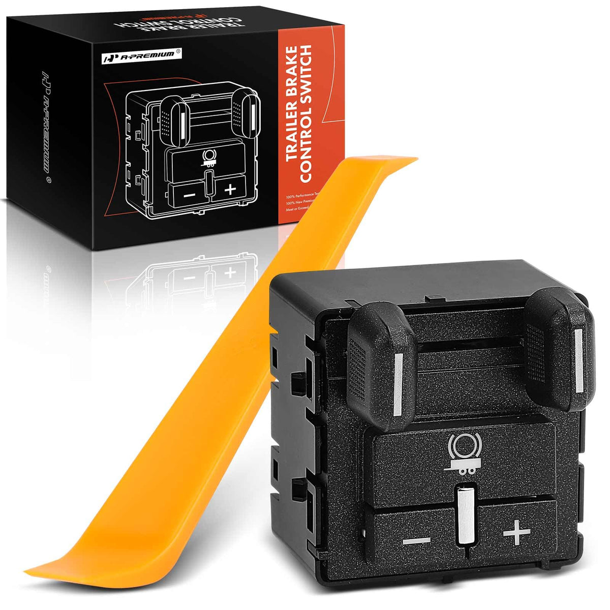 A-Premium front view of brake control switch showing clean replacement appearance and fit