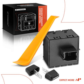 A-Premium switch shown in a towing vehicle interior highlighting restored trailer control