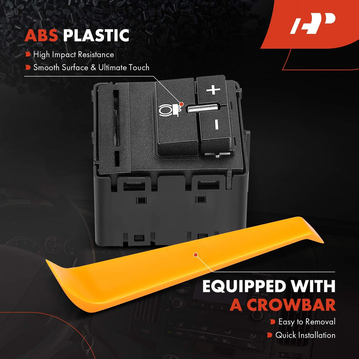 A-Premium snap-fit detail showing secure mounting and easy tool-free installation