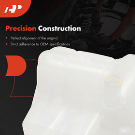 A-Premium translucent tank side showing coolant level visibility benefit
