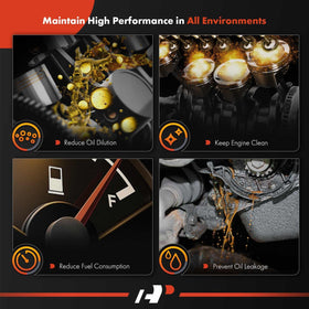 A-Premium translucent tank showing coolant level visibility benefit