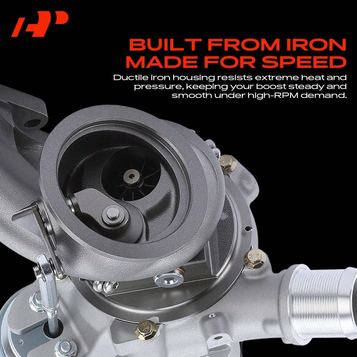 A-Premium compressor housing detail showing durable alloy for cooler operation