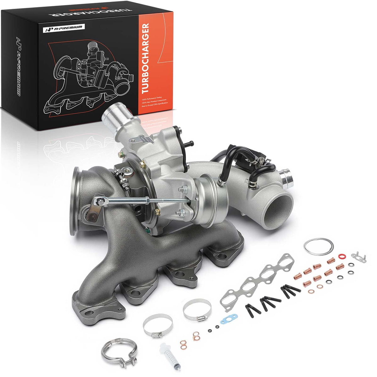 A-Premium turbo front assembly showing full unit and ready-to-fit benefits