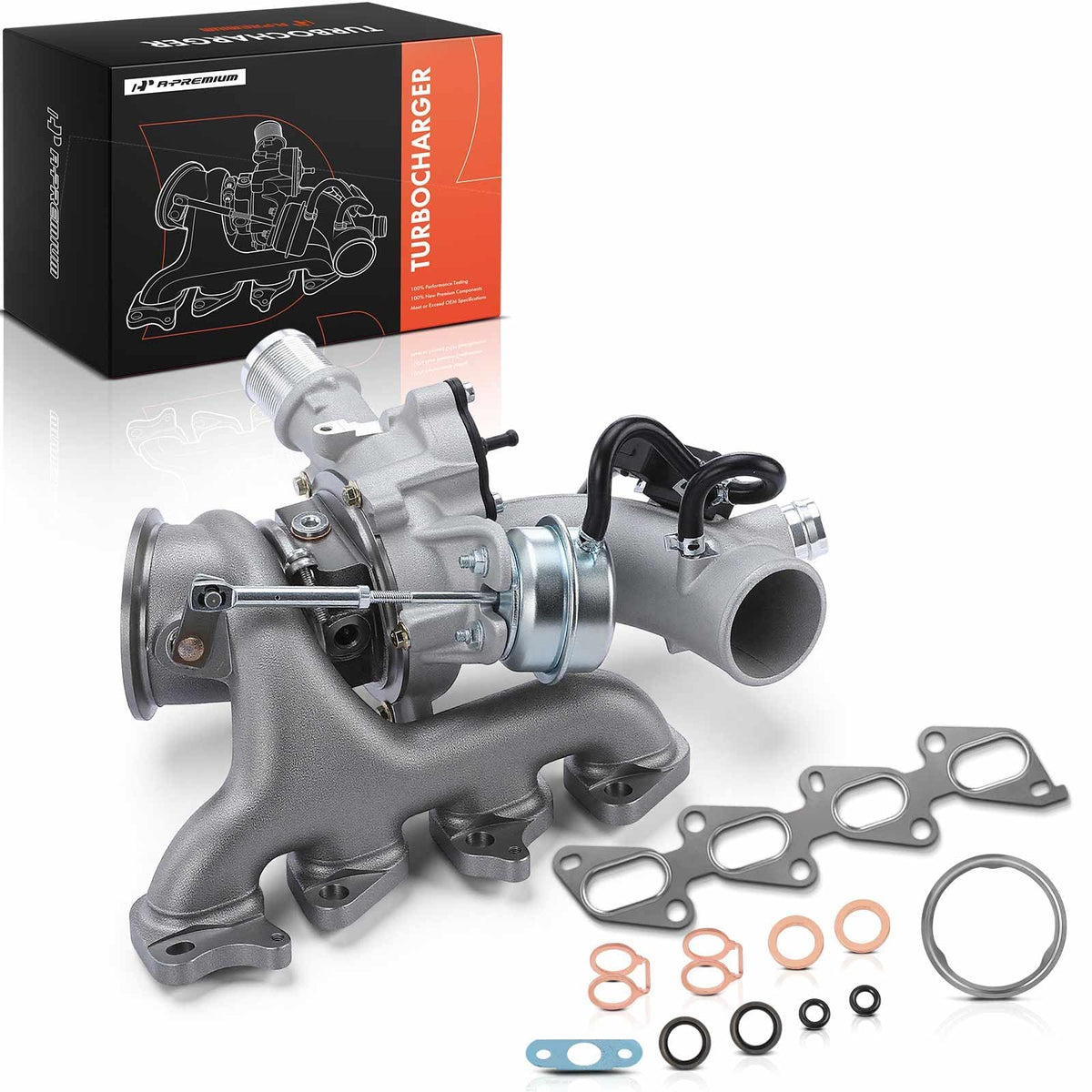 A-Premium turbo front assembly showing fitment and quick install benefit