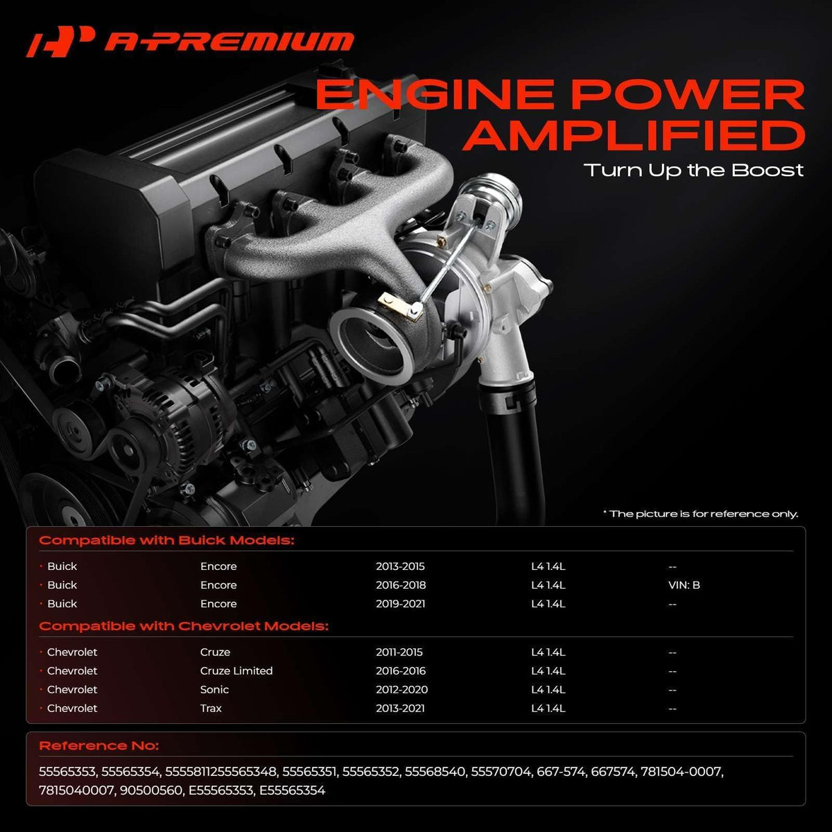 A-Premium wastegate actuator close-up showing precise boost control benefit
