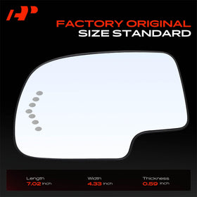 A-Premium integrated turn-signal lens close-up improving visibility