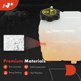 A-Premium reservoir installed under hood demonstrating straightforward replacement