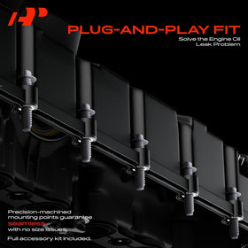 A-Premium bolts and hardware kit organized for quick valve cover installation