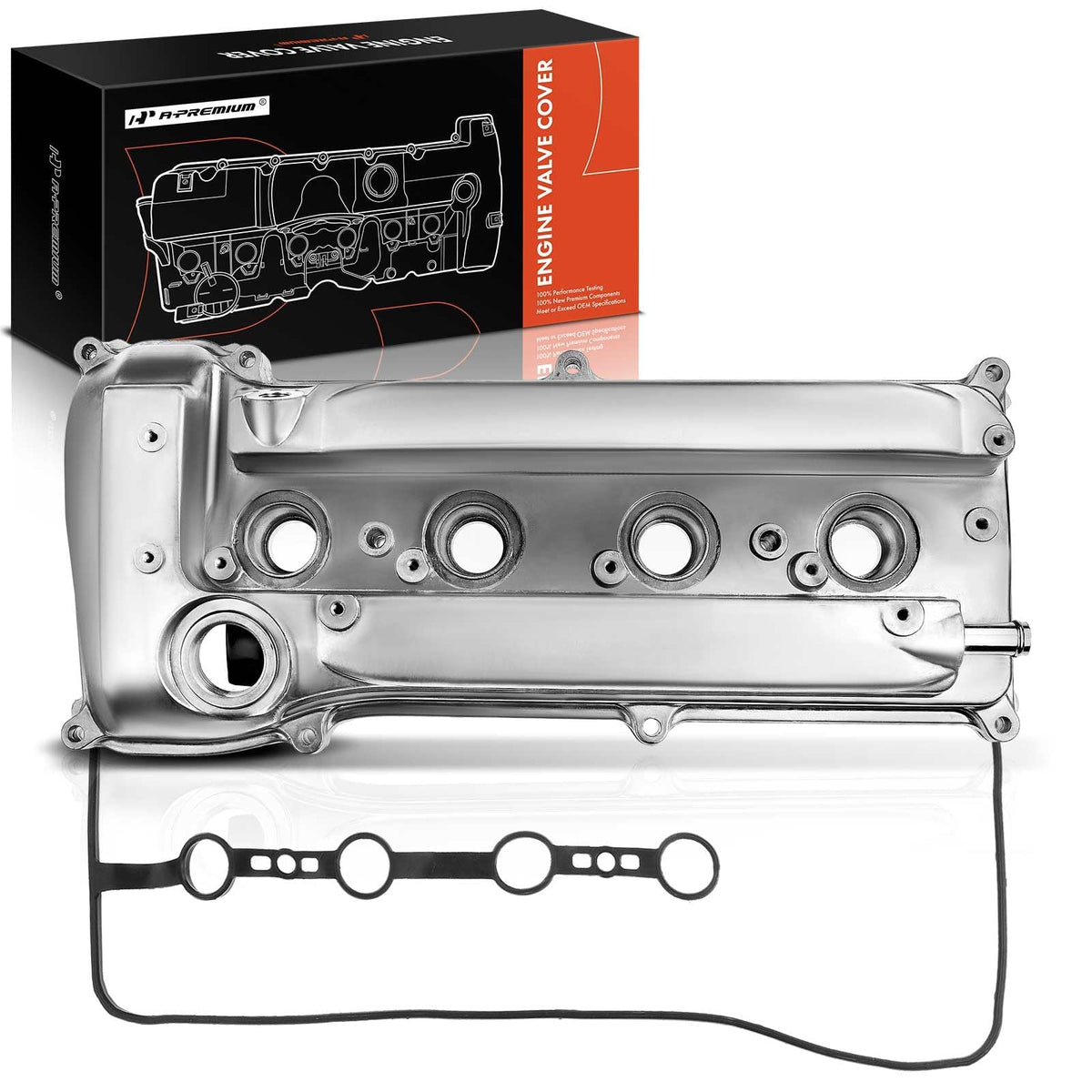 A-Premium valve cover front view showing clean fit and seal benefits
