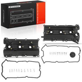 A-Premium front view of both valve covers showing fitment and OEM-style appearance