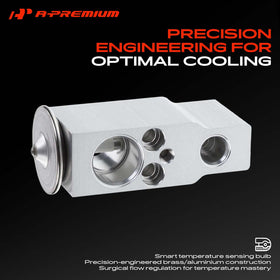 A-Premium valve attached to A/C hose assembly demonstrating straightforward fit and improved flow