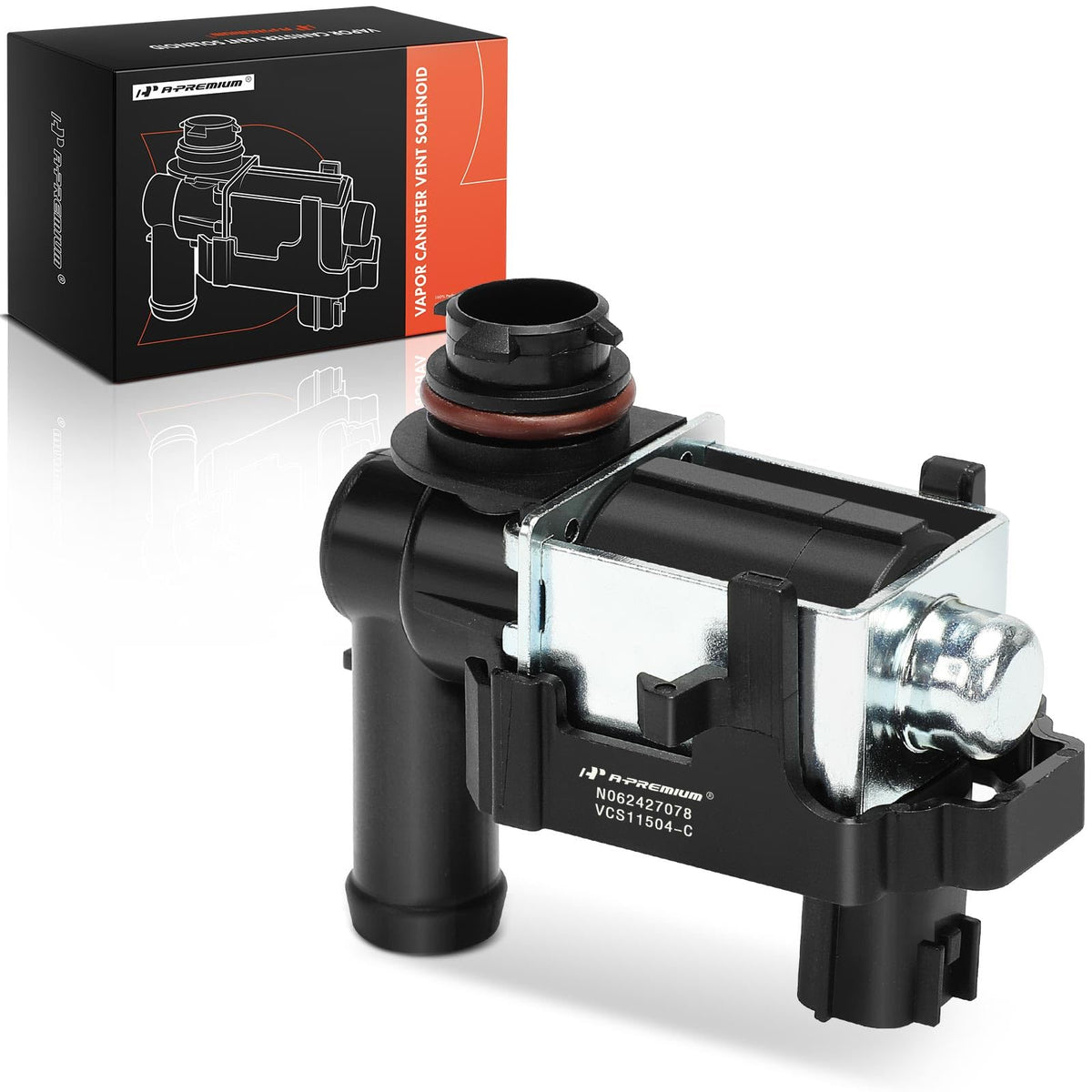 A-Premium front view of vent solenoid showing fit and form for easy replacement