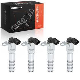 A-Premium front view of VVT solenoid kit showing four units and fit benefits