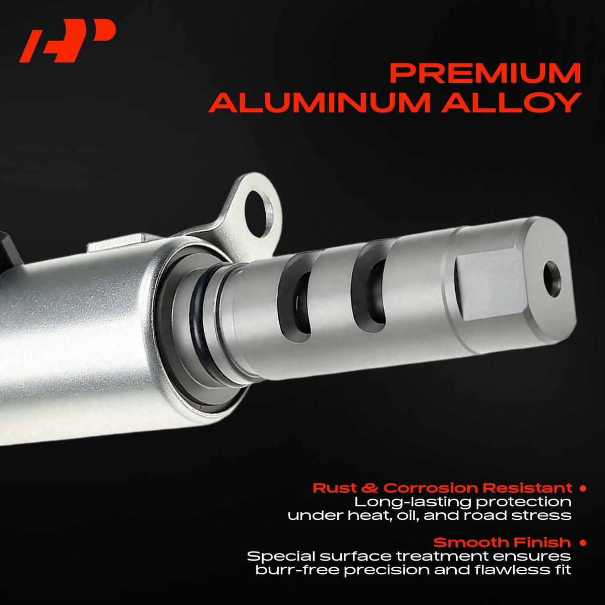 A-Premium VVT solenoid installed under hood illustrating correct placement and ease