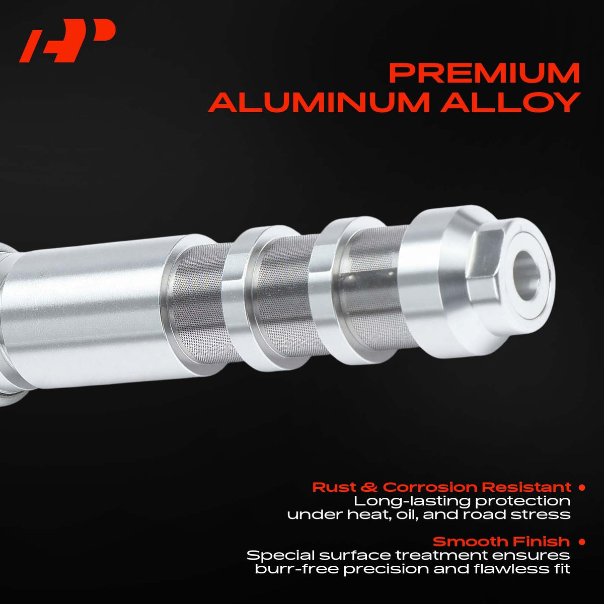 A-Premium labeled backside of solenoid showing mounting points and reference numbers
