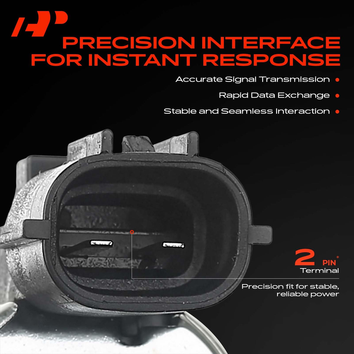 A-Premium solenoid zinc-plated finish detail protecting against corrosion for longevity