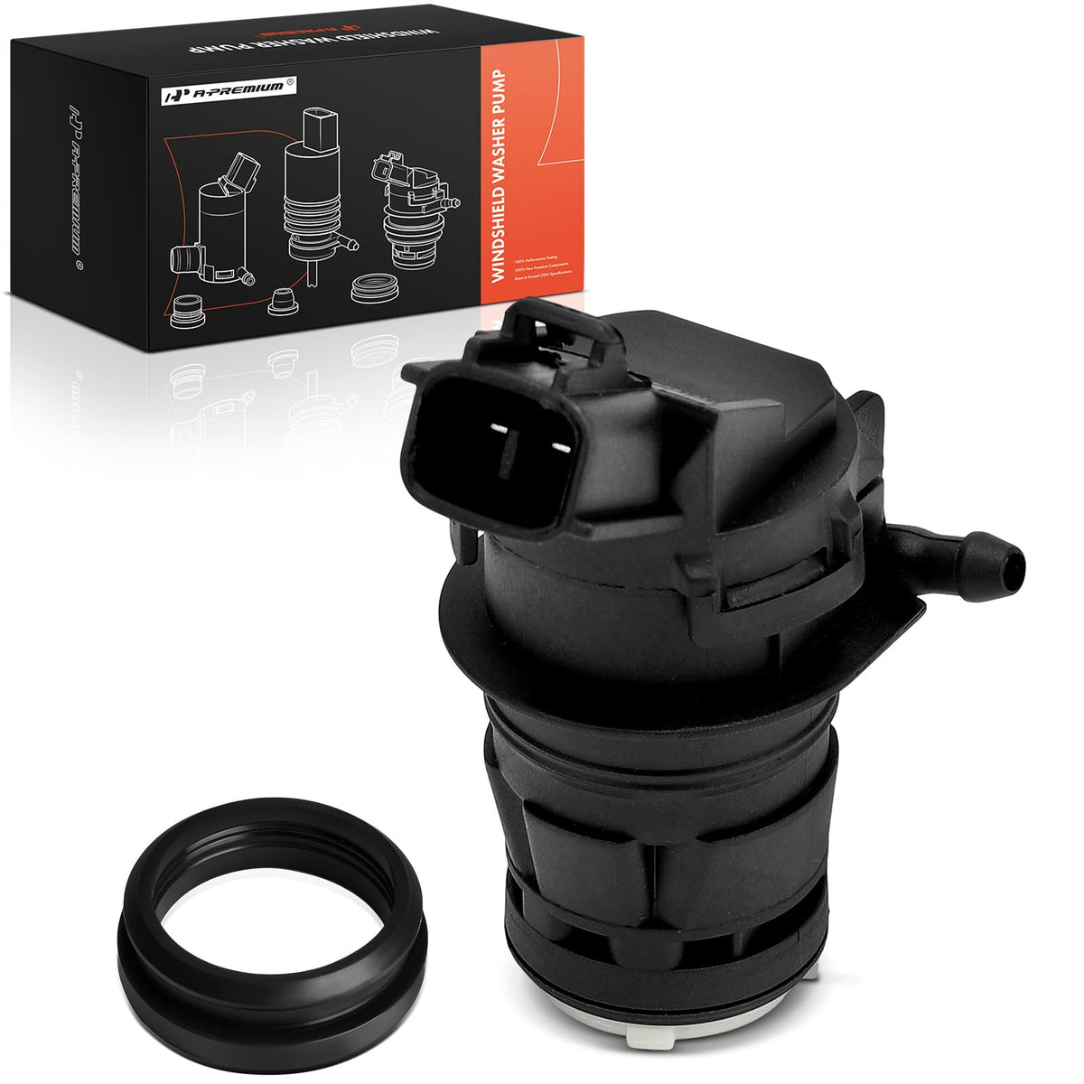 A-Premium pump front view showing compact design and reliable replacement