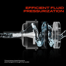 A-Premium pump installed in washer reservoir demonstrating straightforward fitment