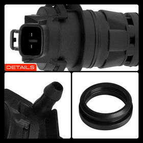 A-Premium pump in front of vehicle windshield showing restored washer function