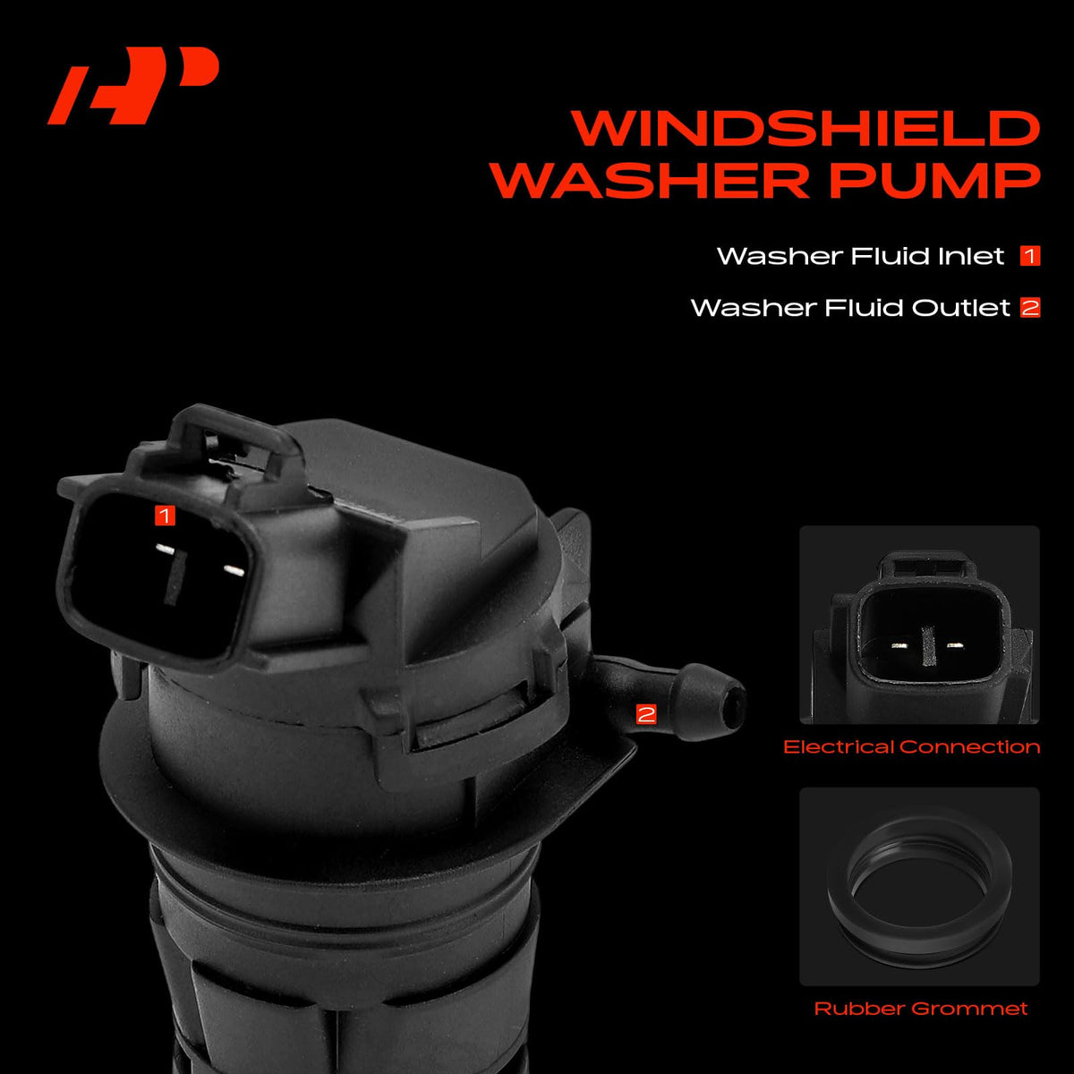 A-Premium pump mounting flange close-up for secure reservoir installation advantage