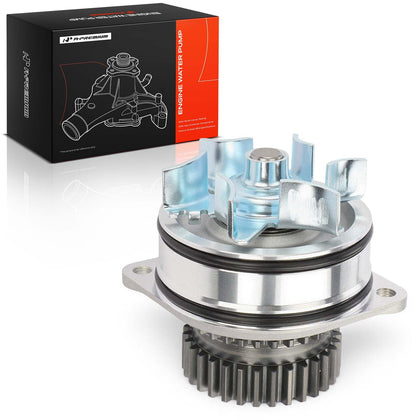 A-Premium water pump front view showing mounting and fitment benefit
