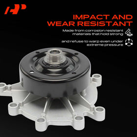 A-Premium mounting flange showing seven-bolt pattern for accurate factory alignment