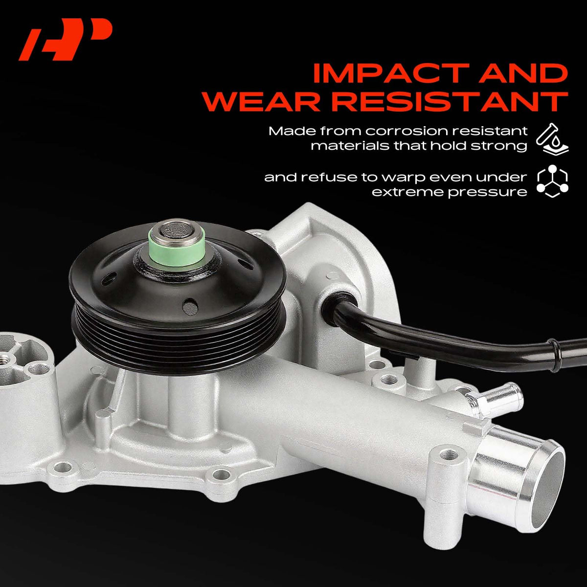 A-Premium mounting holes detail showing 7-hole hub for exact alignment