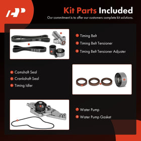 A-Premium water pump and gasket displayed to prevent coolant leaks
