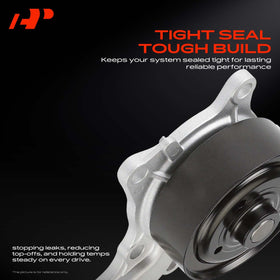 A-Premium pump with serpentine belt demonstrating correct drive compatibility